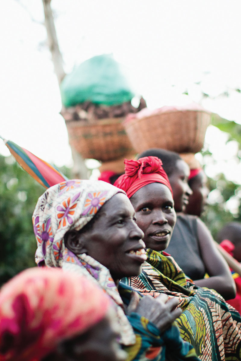 Coffee farmers in Burundi. (Photos: courtesy Kristy Carlson, Long Miles Coffee.)