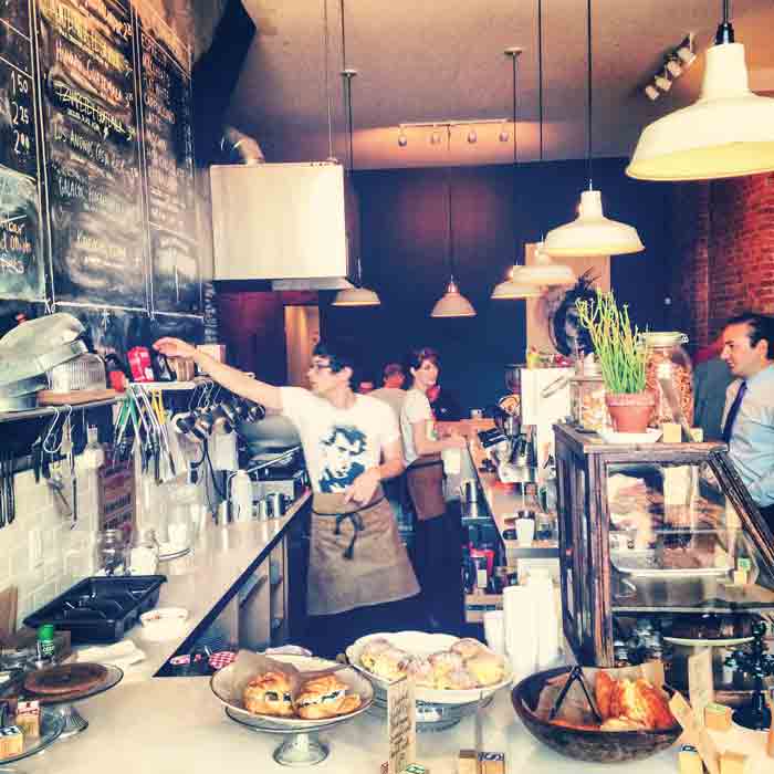 Astro Coffee's café in Detroit's Corktown neighborhood. (Photo: thebittenword.com/Flickr.)