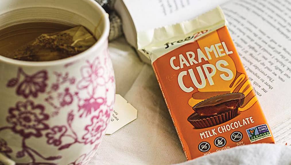 Free2B Caramel Cups Gluten-Free, Nut-Free Snack. Allergy-friendly snacks.