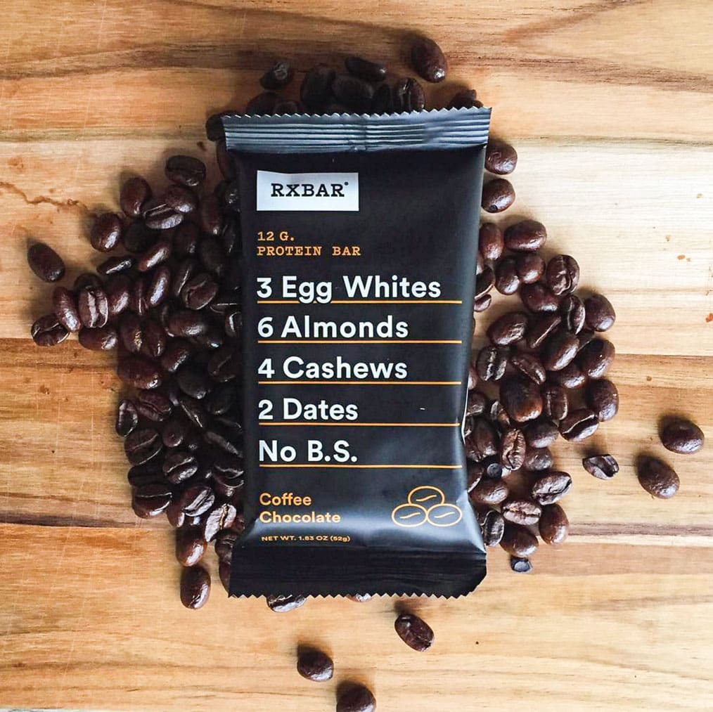 RXBar Coffee Chocolate Paleo Snack.