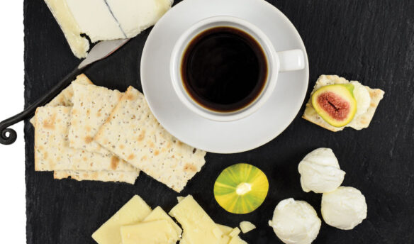 coffee and cheese