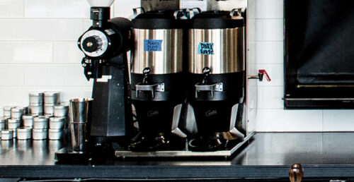 Curtis 1.5 G Thermal Freshtrac Dispenser, photo by Jessica Igesey