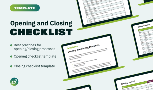 opening and closing checklist