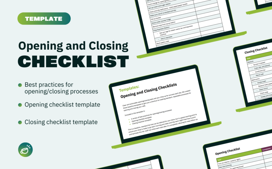 opening and closing checklist