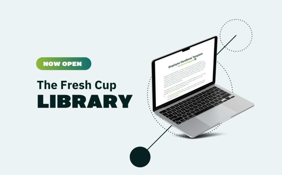 The Fresh Cup Resource Library graphic