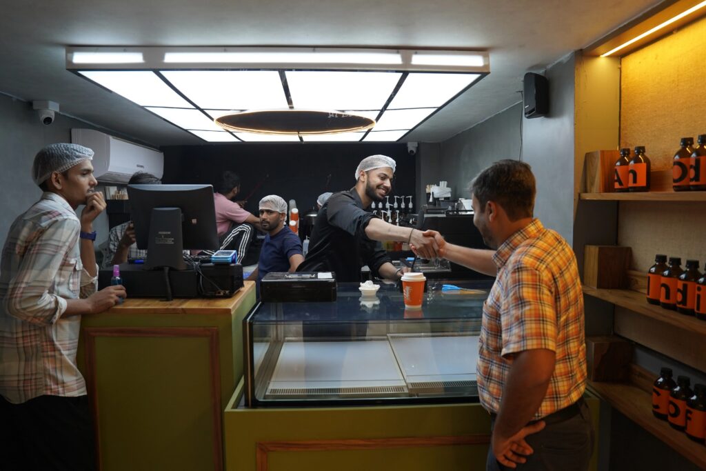 The interior of a Brim location.