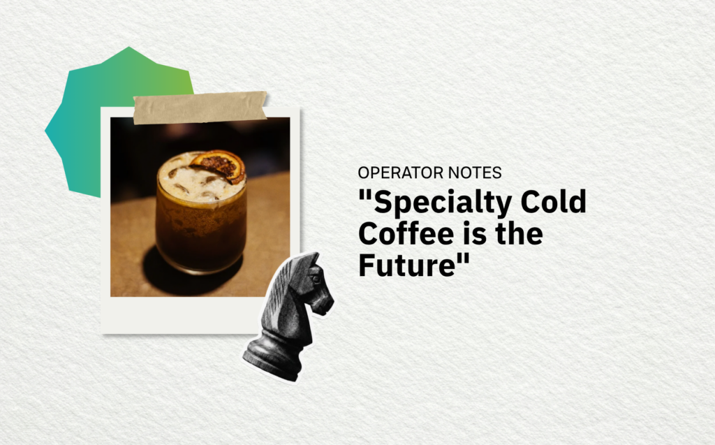 Peter Giuliano: “Specialty Cold Coffee is the Future”